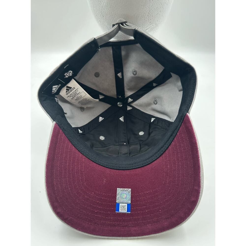 NWT Texas A&M University Aggies Baseball Hat Cap Adidas - Picture 4 of 4
